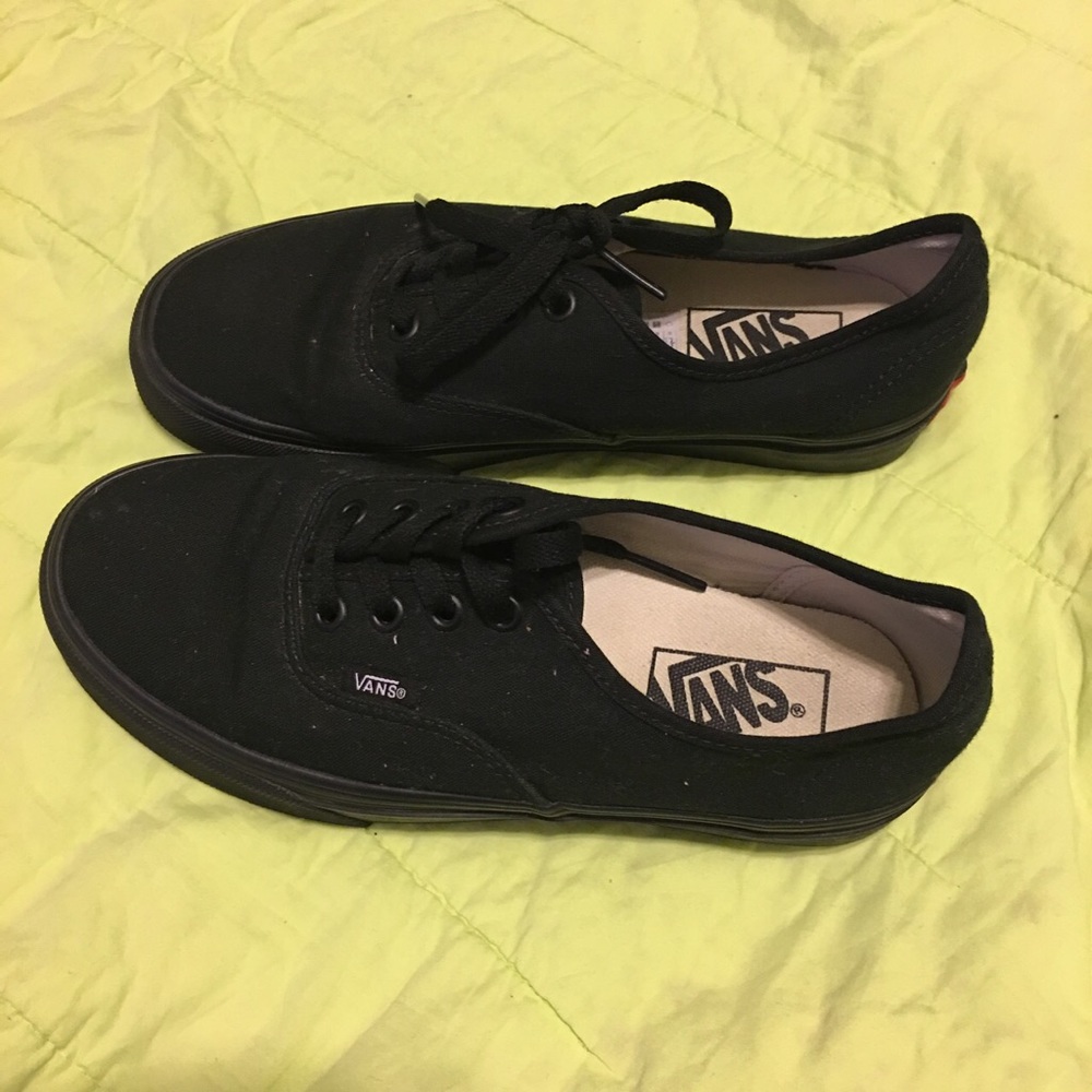 All black vans